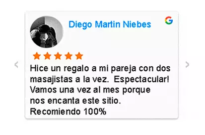 Rese&ntilde;as en Google de ROOM XPA Masajes Eroticos Madrid